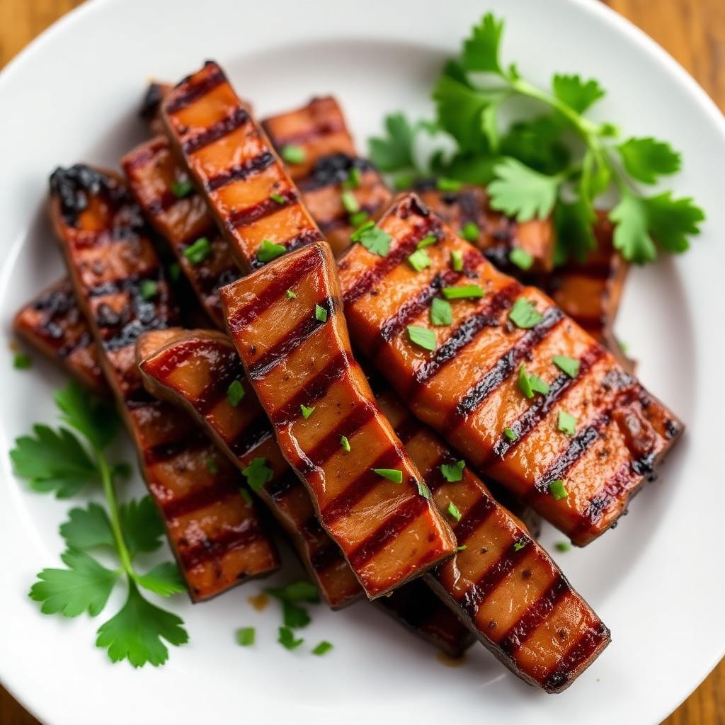Beef Fajita Strip — FC Marinated SW 1/2" × 3"