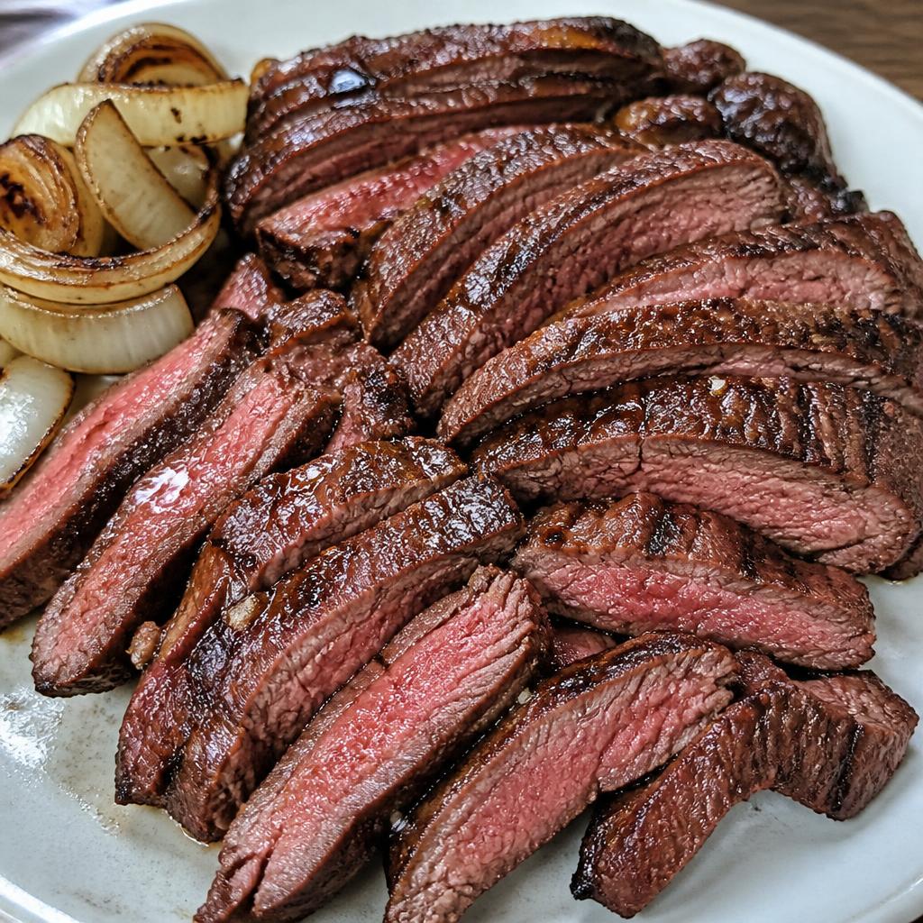 Beef Fajita Outside Skirt — Marinated, Raw