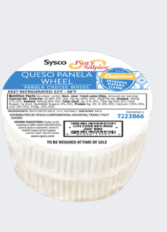 Queso Panela — Wheel