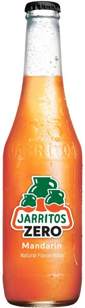 Mandarin Orange Zero Soda — Glass Bottle
