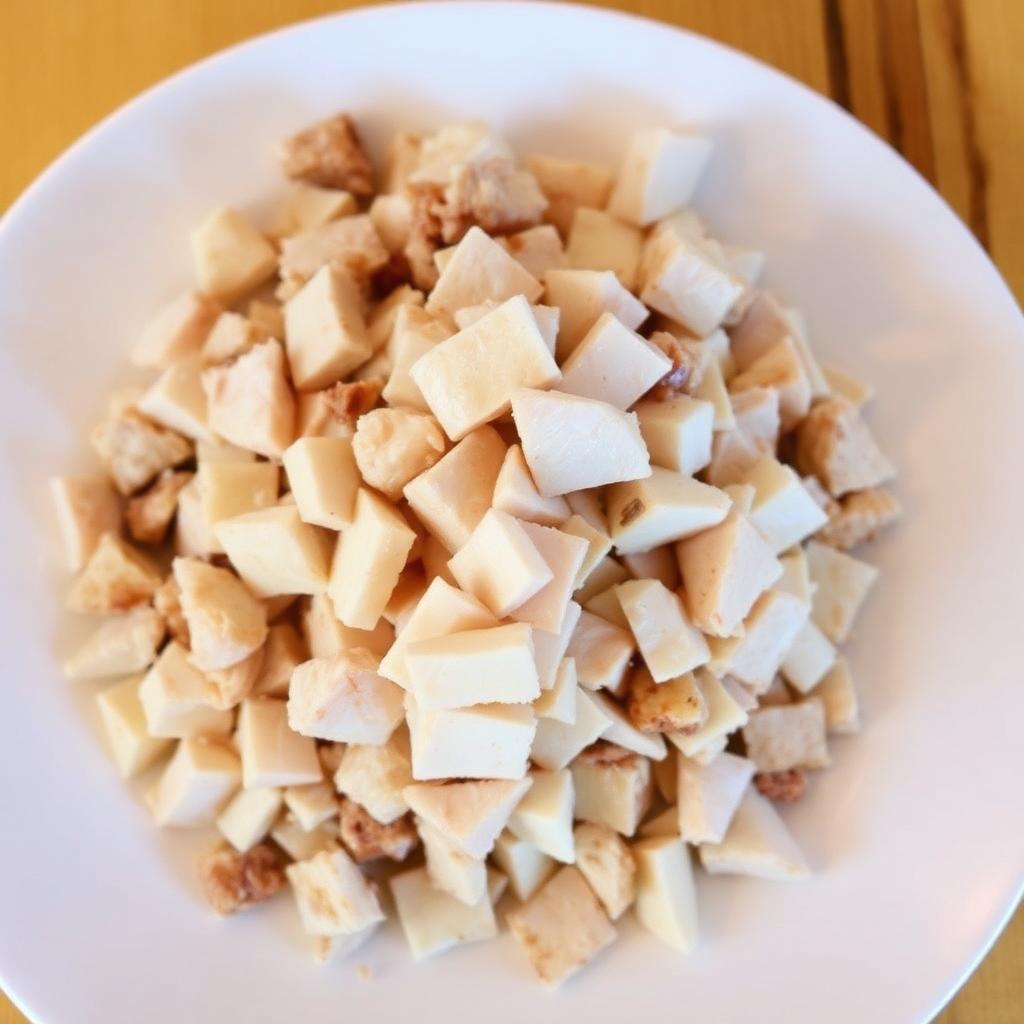 Chicken Meat Diced — White/Dark 0.5"