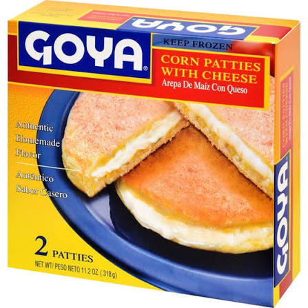 Yellow Corn Arepa Patty